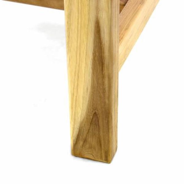 Divero 47195 Záhradný jedálenský stôl z tíkového dreva - 120/170 cm