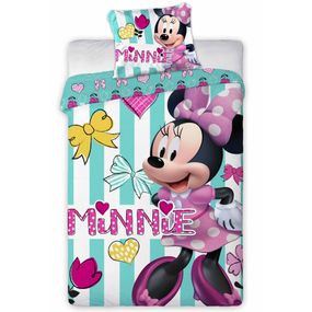 Obliečky do postieľky Veselá Myška Minnie, 100 x 135 cm, 40 x 60 cm