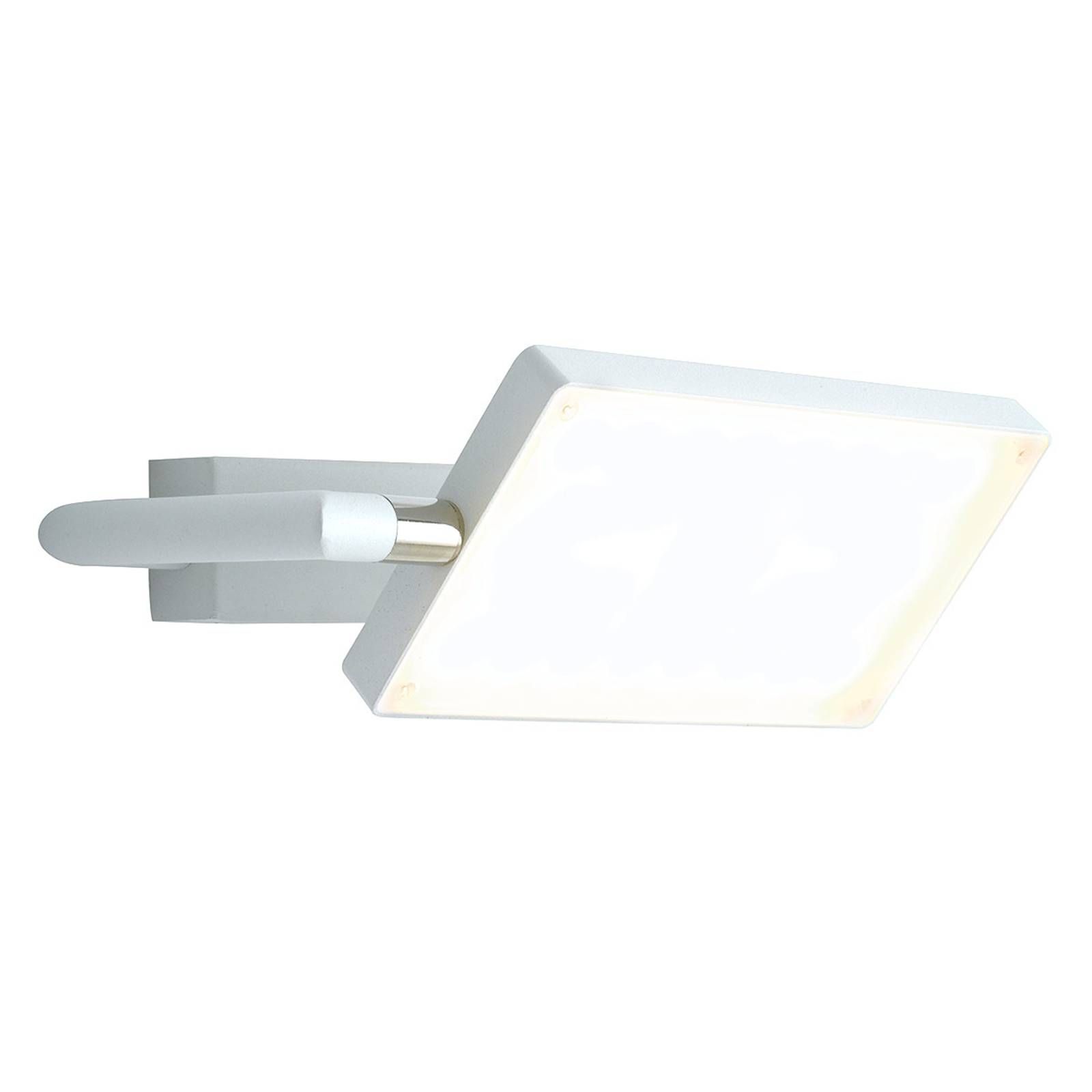 Eco-Light Nástenné LED svietidlo Book, biele, Obývacia izba / jedáleň, hliník, 17W, L: 22.5 cm, K: 15cm