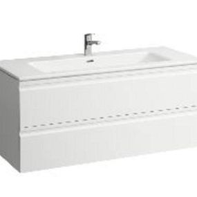 Laufen Pro S - Skrinka s umývadlom, 1200x545x500 mm, 2 zásuvky, lesklá biela H8619674751041