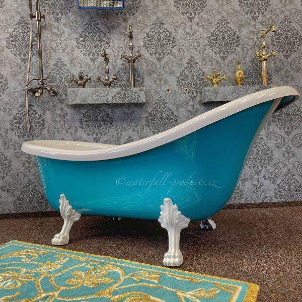 Abyss & Habidecor Luxusní koupelnová předložka DYNASTY blue, Rozměr 140x200cm