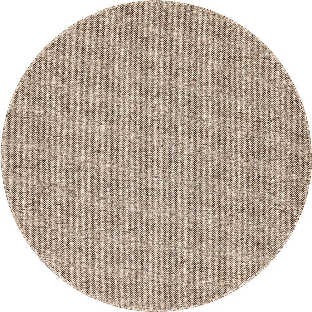 Béžový okrúhly vonkajší koberec ø 160 cm Vagabond™ - Narma