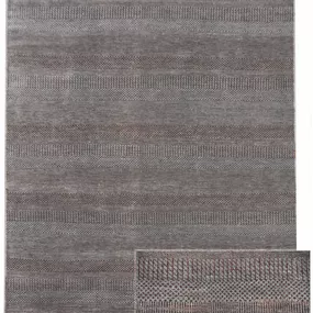 Diamond Carpets koberce Ručne viazaný kusový koberec Diamond DC-MCN Light grey / brown - 305x425 cm