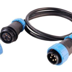 Light Impressions Deko-Light Weipu HQ 12/24/48V spojovací kabel 5-pólový kabelový systém1000 mm 940041
