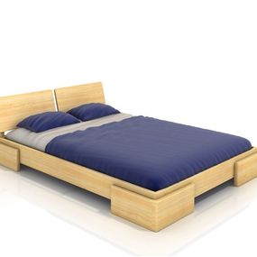 Manželská posteľ 160 cm Naturlig Jordbaer (borovica) (s roštom)