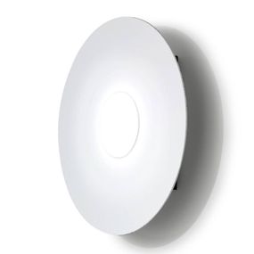 austrolux by Kolarz Nástenné LED svietidlo Circle, biele, 1-plameňové, Obývacia izba / jedáleň, kov, GX53, 7W, K: 3.5cm