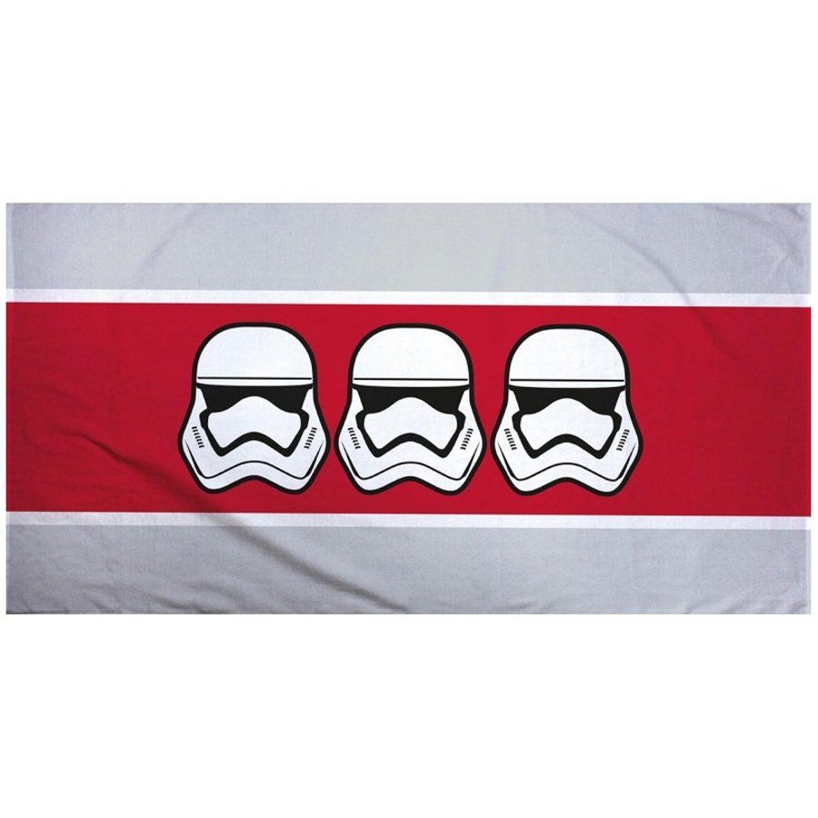 Halantex · Bavlnená plážová osuška Star Wars - motív Stormtroopers - 100% bavlna - 70 x 140 cm