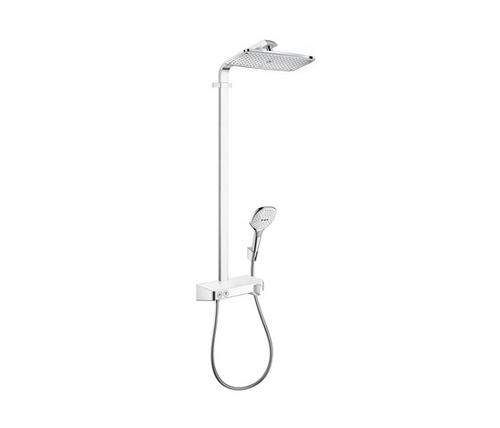 HansGrohe Raindance Select E - Sprchový set Showerpipe 300 s termostatom, 2 prúdy, EcoSmart 9l/min, chróm 27283000