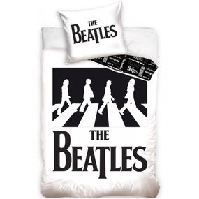 Carbotex · Bavlnené posteľné obliečky The Beatles - Abbey Road - 100% bavlna Renforcé - 140 x 200 cm + 70 x 80 cm