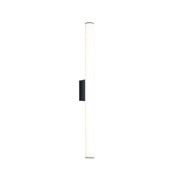 Helestra Loom zrkadlové svietidlo čierne 60 cm, Kúpeľňa, akryl, kov, 12W