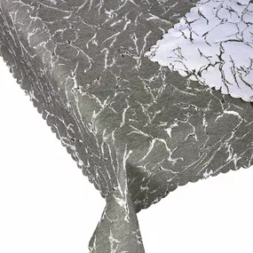 Obrus gobelinový, Night, tamavo šedý 120 x 155 cm