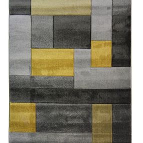 Flair Rugs koberce Kusový koberec Hand Carved Cosmos Ochre - 160x230 cm