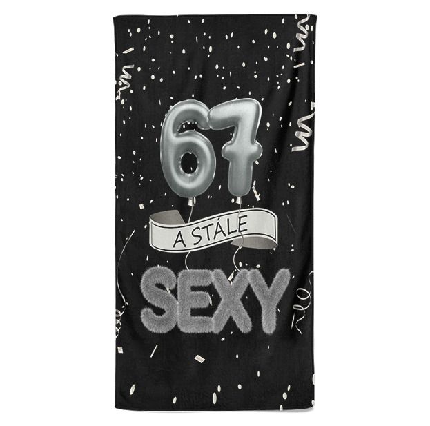 Osuška Stále sexy – čierna (vek: 67)