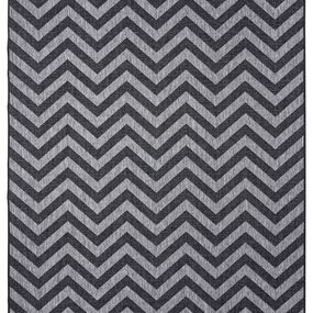 NORTHRUGS - Hanse Home koberce Kusový koberec Twin Supreme 105472 Palma Night Silver – na von aj na doma - 80x250 cm