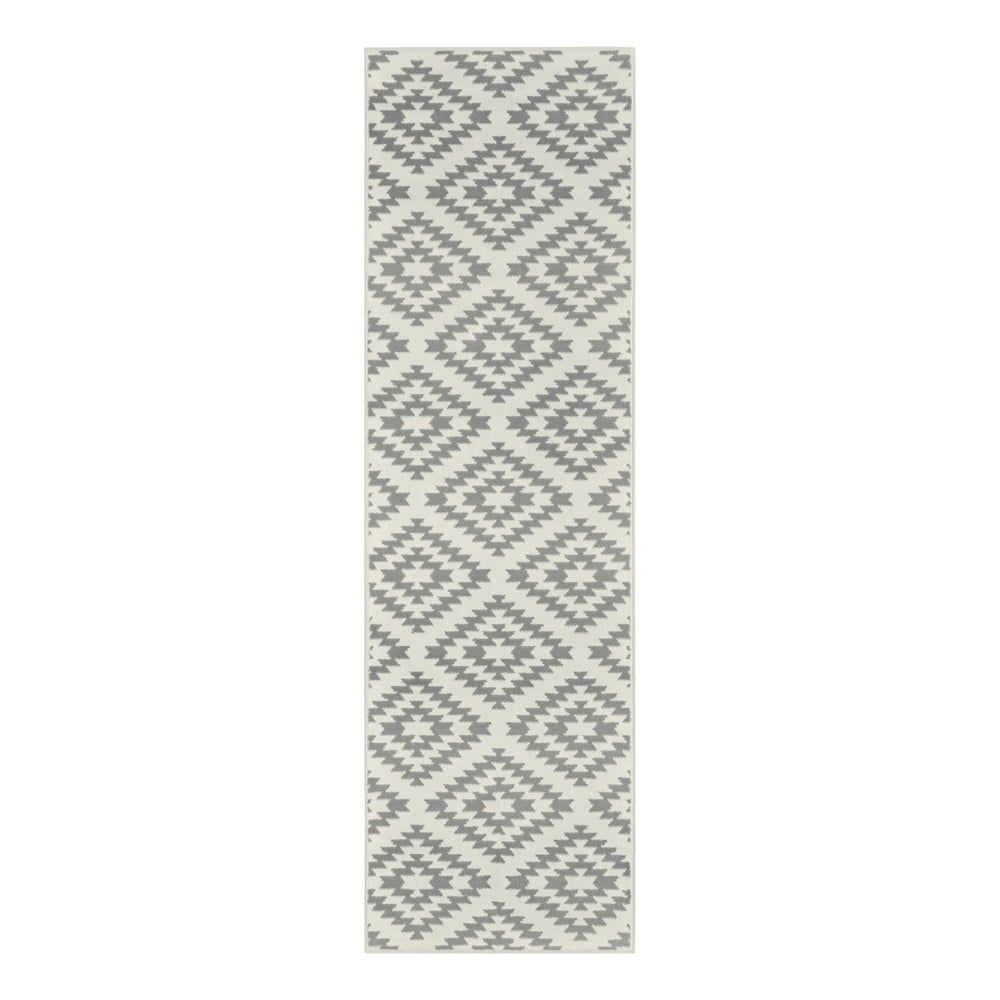 Sivý/béžový koberec behúň 350x80 cm Nordic - Hanse Home
