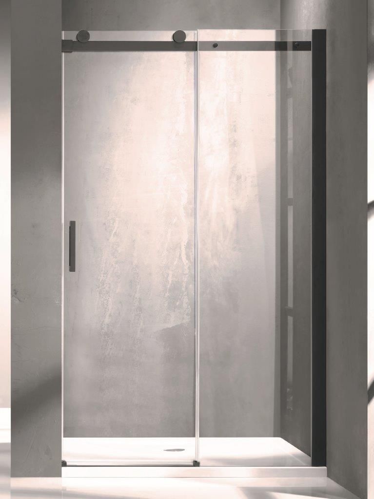 HOPA - Sprchové dvere BELVER BLACK - FARBA rámu - Čierna, Rozmer A - 140 cm, Smer zatvárania - Univerzálny Ľavé / Pravé, Výplň - Číre bezpečnostné sklo - 8 mm BCBELV14BC