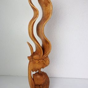 Socha BOZK , exotické drevo, ručná práca v.: 60 cm