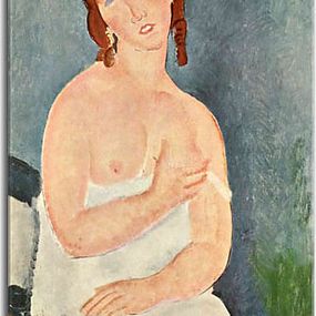 Obrazy Amedeo Modigliani - Young Woman in a Shirt  zs17651