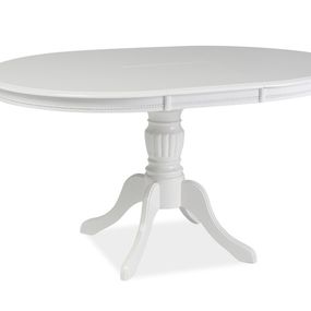 LESLEY jedálenský stôl, biely