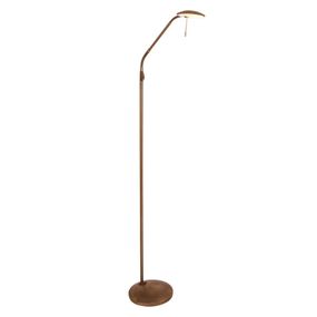 Steinhauer Bronzová úprava stojaca LED lampa Zenith stmievač, Obývacia izba / jedáleň, oceľ, 6W, K: 150cm