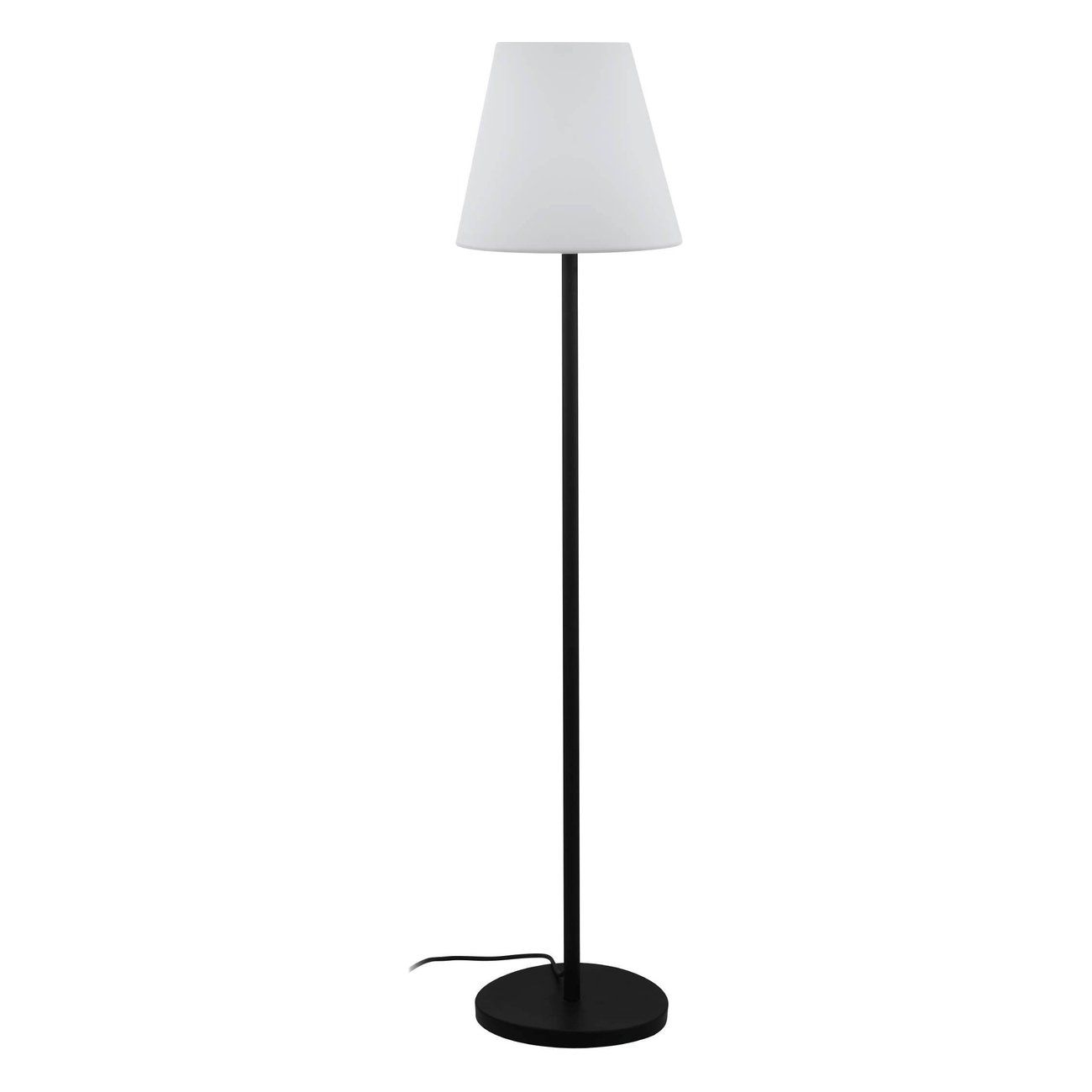 EGLO OUTDOOR 900296 ALGHERA vonkajšia stojaca lampa 1xE27 V1485mm IP44 čierna, biela