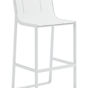 GANDIA BLASCO - Barová stolička FLAT s vysokým operadlom