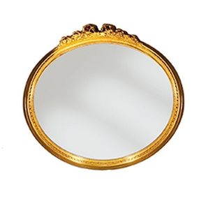 Estila Luxusné oválne barokové nástenné zrkadlo Emociones s elegantným rámom 55 cm