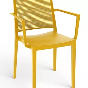 Rojaplast Kreslo GRID ARMCHAIR - horčicovo žltá