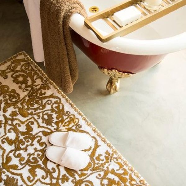 Abyss & Habidecor Zlatá koupelnová předložka PERSE gold, Rozměr 60x100cm