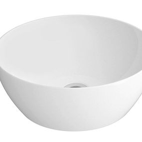 GSI - PURA keramické umývadlo na dosku, Ø 42 cm, biela lesk ExtraGlaze 885111