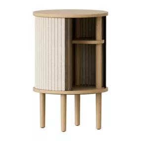 Okrúhly odkladací stolík z dubového dreva ø 38 cm Audacious – UMAGE
