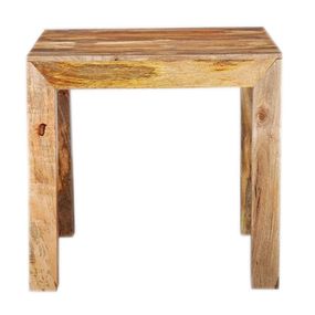 Jedálenský stôl Hina 80x80 z mangového dreva - Mango natural
