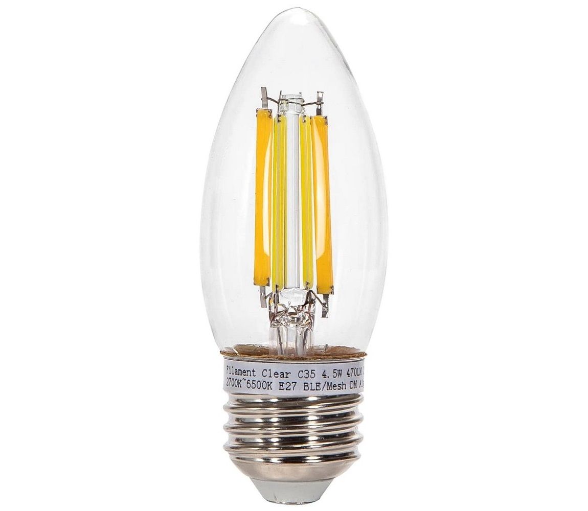 LED Žiarovka FILAMENT C35 E27/4,5W/230V 2700-6500K - Aigostar