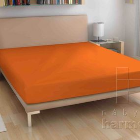 Froté plachta - oranžové - 200 x 220 cm