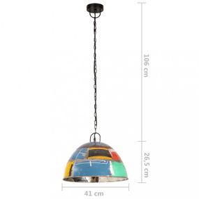 Závesná lampa vintage kov Dekorhome 41 cm