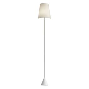 Modo Luce Lucilla stojaca Ø 30 cm biela/slonovina, Obývacia izba / jedáleň, kov, bavlna, E27, 70W, K: 180cm