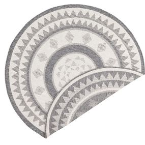 NORTHRUGS - Hanse Home koberce Kusový koberec Twin Supreme 103413 Jamaica grey creme - 140x140 (priemer) kruh cm