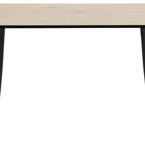 Jedálenský stôl Nayeli 120 cm divoký dub biely