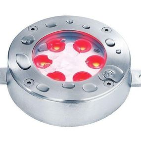 Light Impressions KapegoLED podvodní svítidlo Shark I RGB 24V DC 16,80 W 300 lm stříbrná 785017