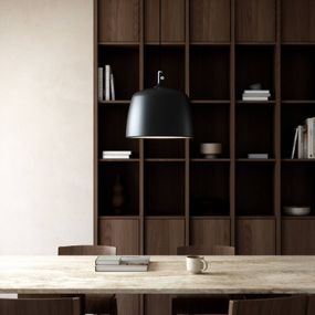 DFTP by Nordlux Závesné svietidlo Norbi, čierna, Ø 40 cm, Obývacia izba / jedáleň, kov, E27, 60W, K: 43.4cm