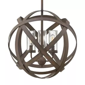 HINKLEY Carson – ručne kovaná vonkajšia závesná lampa, železo, E14, 40W, K: 47.6cm