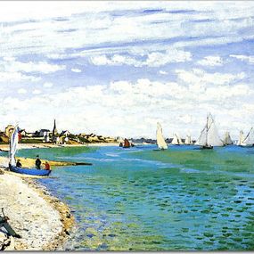 Obraz Monet - Regatta at Sainte-Adresse zs17789