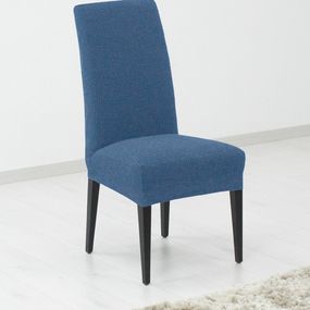 Poťah elastický na celú stoličku, komplet 2 ks Denia, modrý