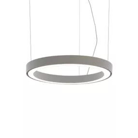 Artemide Ripple závesné LED svetlo ovl. apl. Ø50cm, Obývacia izba / jedáleň, teplovodivý plast, 50W, K: 3cm
