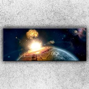 Foto na plátno Vplyv meteoritu 2 150x60 cm