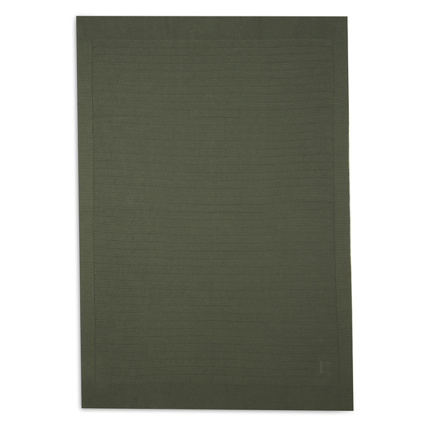 Jollein pletená deka 75x100 cm Pure Knit Leaf Green