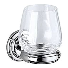 Keuco Astor - Držiak na pohárik s pohárikom z krištáľového skla, chróm 02150019000