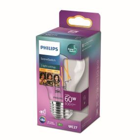 Philips 8718699772130 LED SceneSwitch žiarovka 7.5-3-1.6W/60W 806-320-150 A60 E27 2700-2500-2200K filament