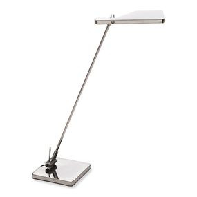 LEDS-C4 Elva LED lampa na písací stôl 3 000K chróm, Pracovňa / Kancelária, oceľ, hliník, 6W, L: 14 cm, K: 55cm