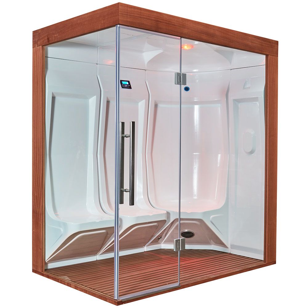 M-SPA - Parná sauna pravá pre 3 osoby 118 x 195 x 210 cm